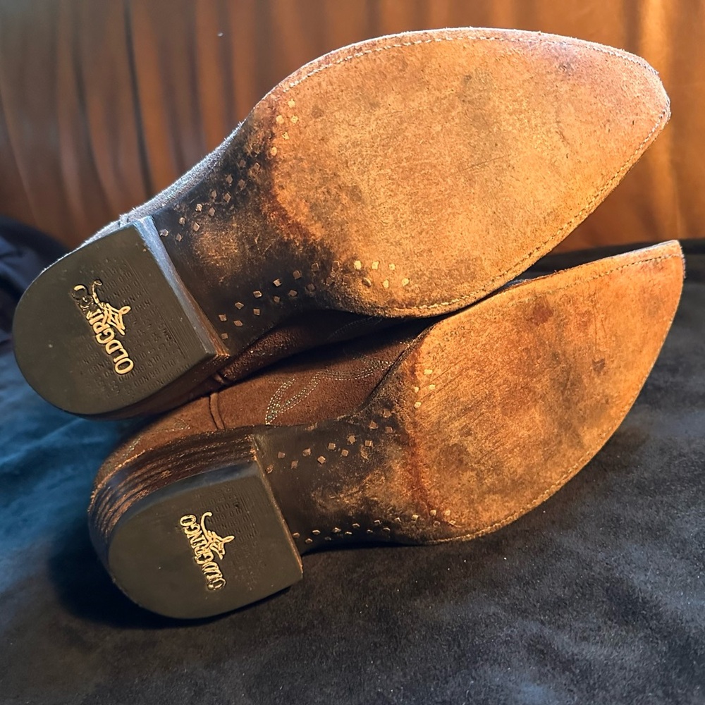 Old Gringo cowboy boots brown suede embroidered coastal cowgirl leather western - Picture 13 of 17